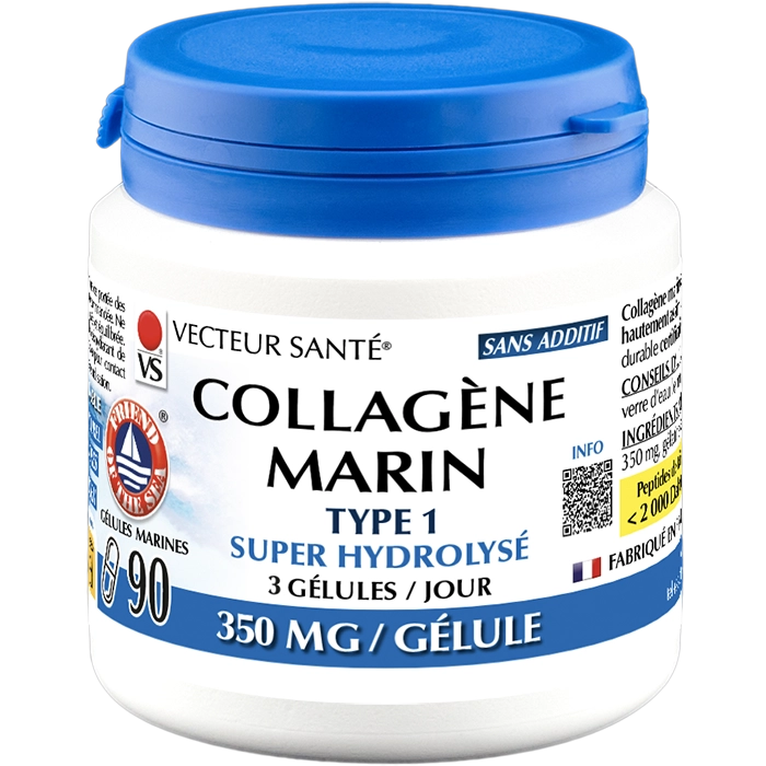 Photo Collagène Marin 90 Gélules Vecteur Santé®