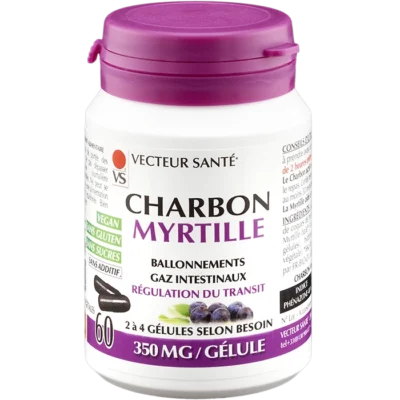 Photo Charbon Myrtille Vecteur Santé®