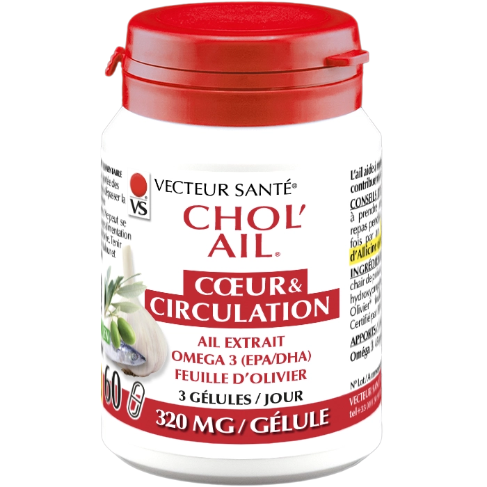 Photo Chol Ail Cœur Circulation Vecteur Santé®