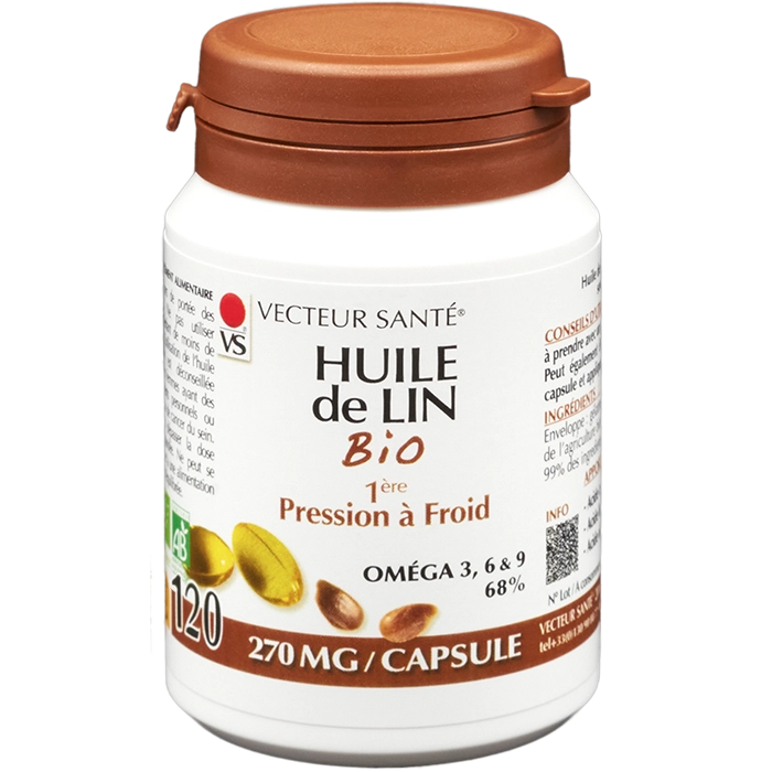 Photo Huile de Lin Bio Vecteur Santé®