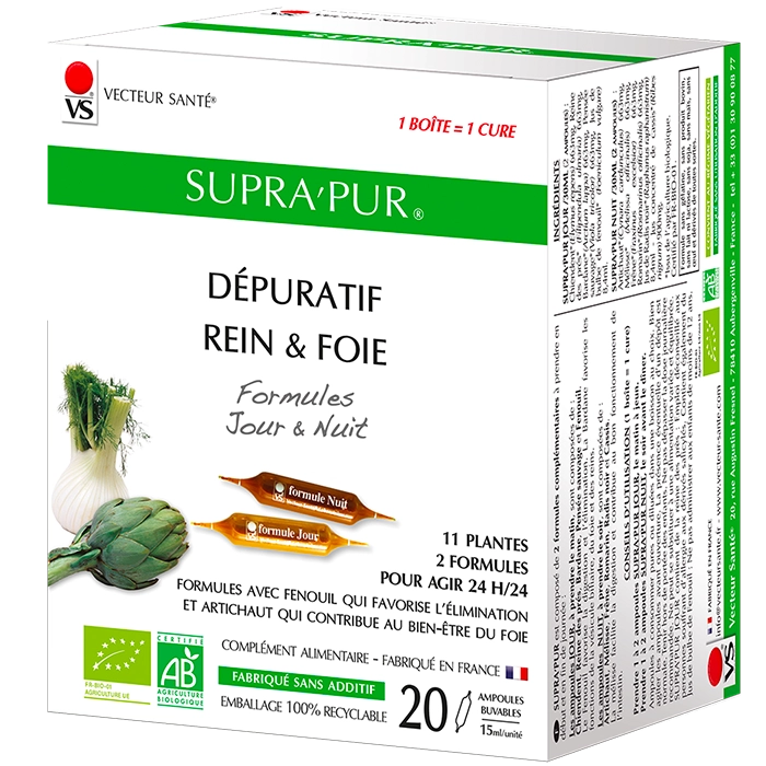 Photo SUPRA'PUR® Dépuratif Rein & Foie de Vecteur Santé